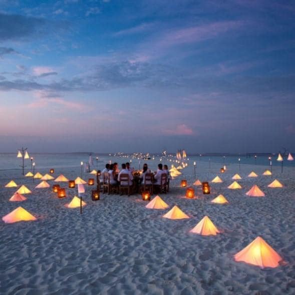 Private Sandbank Dinner